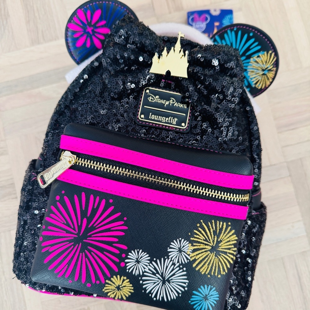 Disney Parks - Nighttime Fireworks & Castle Finale Loungefly, Limited Release